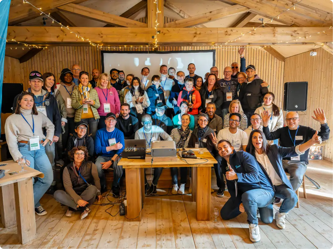 Photo d'équipe en formation EcoApt