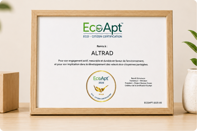 Certification EcoApt dans un cadre